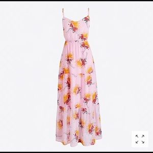 PETITE J.CREW MERCANTILE TIERED MAXI DRESS